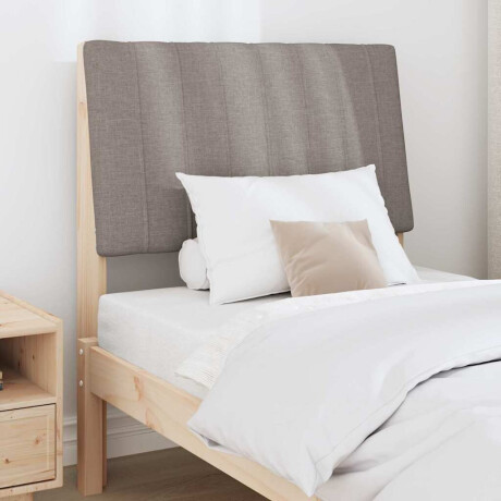 vidaXL Gestoffeerd hoofdbord Taupe 80 cm Massief grenenhout afbeelding3 - 1