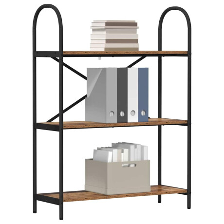 vidaXL Boekenkast Oudhout 80 x 30 x 109 cm Bewerkt hout afbeelding3 - 1