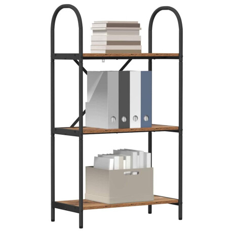 vidaXL Boekenkast Oudhout 60 x 30 x 109 cm Bewerkt hout afbeelding3 - 1