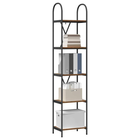 vidaXL Boekenkast Oudhout 40 x 30 x 183 cm Bewerkt hout afbeelding3 - 1