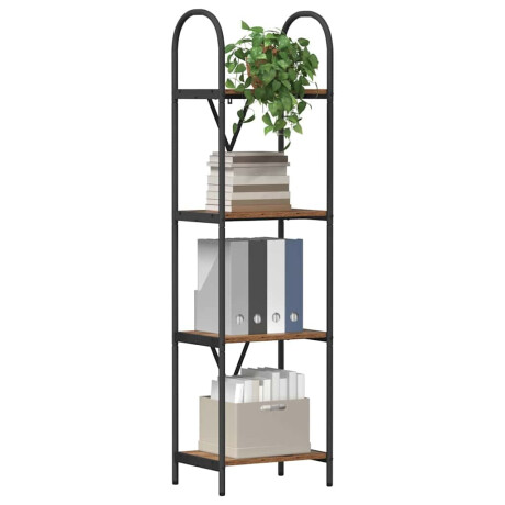 vidaXL Boekenkast Oudhout 40 x 30 x 146 cm Bewerkt hout afbeelding3 - 1