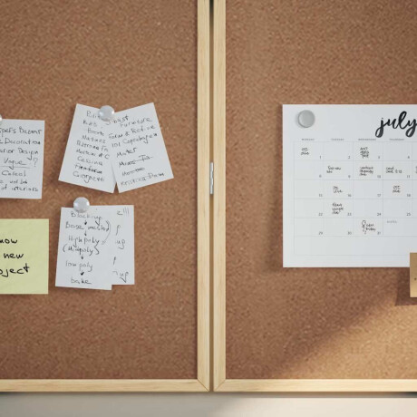 vidaXL Kurkbord Bruin 100 x 1.4 x 100 cm Massief grenenhout afbeelding3 - 1