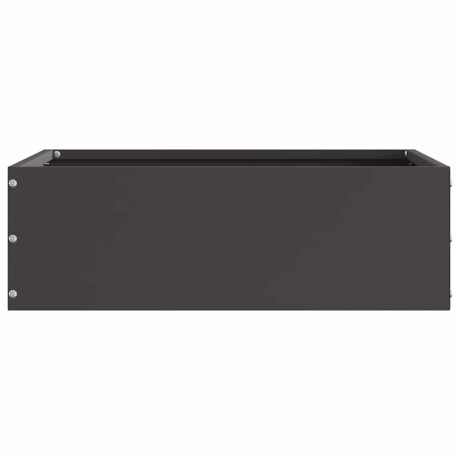 vidaXL Tuinrand Zwart 40 x 40 x 13 cm Staal afbeelding3 - 1