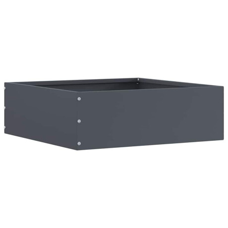 vidaXL Tuinrand 6 pcs Antraciet 40 x 40 x 13 cm Staal afbeelding3 - 1