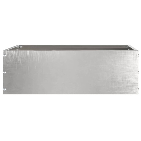 vidaXL Tuinrand Zilver 40 x 40 x 13 cm Roestvrij staal afbeelding3 - 1