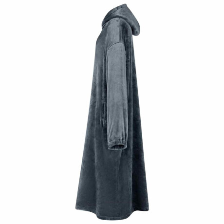 vidaXL Deken hoodie Marineblauw m Flanel afbeelding3 - 1