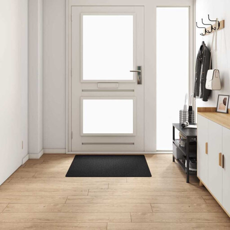 vidaXL Tapijt Loper Antraciet 100 x 100 cm 100% Polypropyleen afbeelding3 - 1