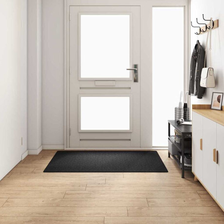 vidaXL Tapijt Loper Antraciet 100 x 150 cm 100% Polypropyleen afbeelding3 - 1
