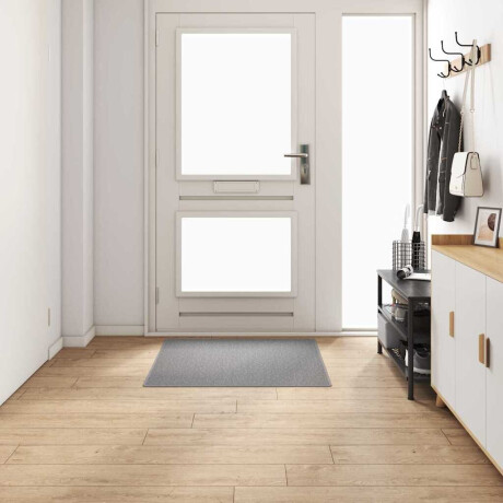 vidaXL Tapijt Loper Lichtgrijs 100 x 100 cm 100% Polypropyleen afbeelding3 - 1