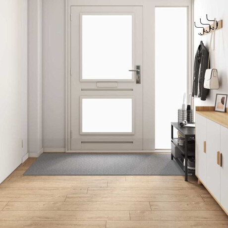 vidaXL Tapijt Loper Lichtgrijs 100 x 200 cm 100% Polypropyleen afbeelding3 - 1