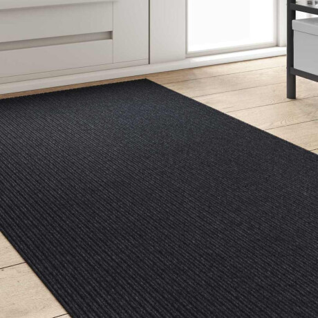 vidaXL Tapijt Loper Antraciet 80 x 200 cm Stof afbeelding3 - 1