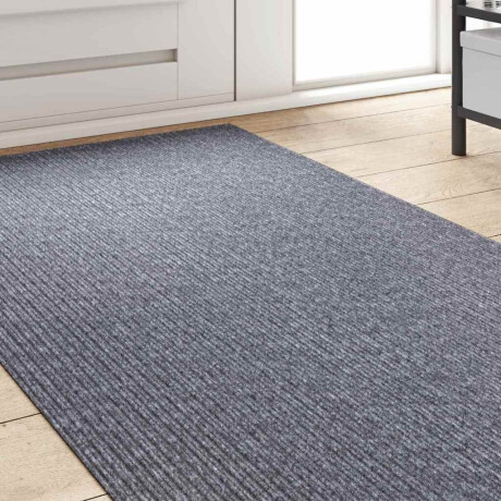 vidaXL Tapijt Loper Lichtgrijs 80 x 400 cm Stof afbeelding3 - 1