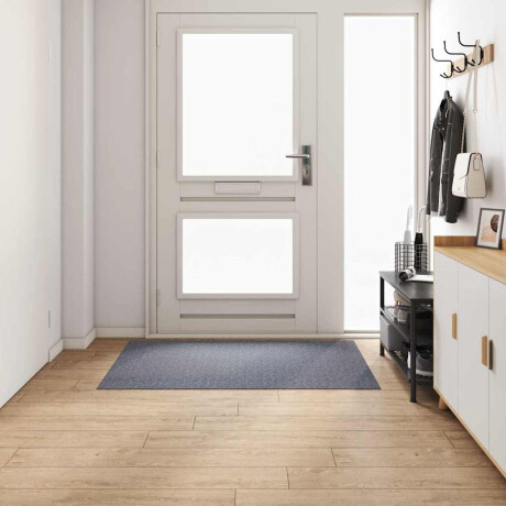 vidaXL Tapijt Loper Lichtgrijs 100 x 150 cm Stof afbeelding3 - 1