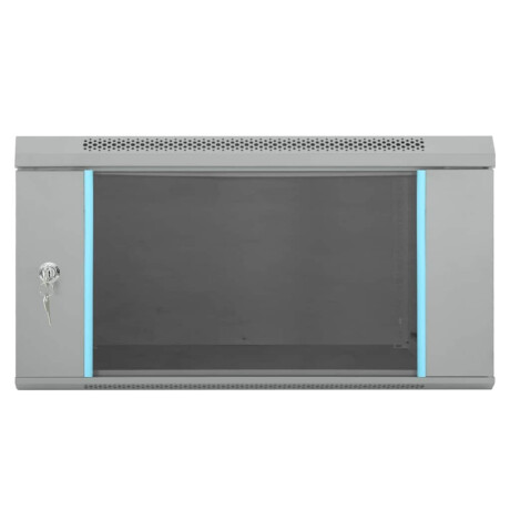 vidaXL Netwerk kabinet met opslag Grijs 60 x 60 x 35 cm Staal afbeelding3 - 1