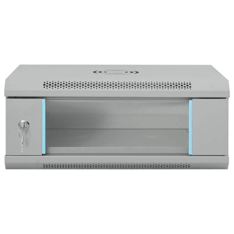 vidaXL Netwerk kabinet met opslag Grijs 53 x 35 x 21 cm Staal afbeelding3 - 1