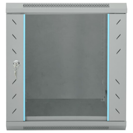 vidaXL Netwerk kabinet met opslag Grijs 53 x 60 x 60 cm Staal afbeelding3 - 1