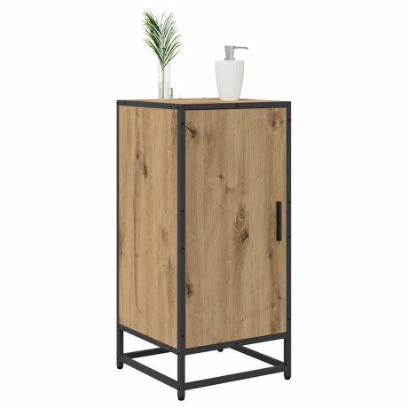 vidaXL Dressoir artisanaal eikenkleurig 35 x 35,5 x 76 cm Bewerkt hout afbeelding3 - 1