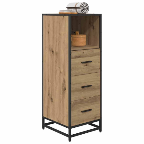 vidaXL Badkamer Kast artisanaal eikenkleurig 35 x 37,5 x 100 cm afbeelding3 - 1
