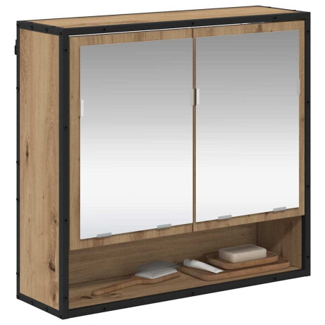 vidaXL Badkamer spiegelkast artisanaal eikenkleurig 65 x 20 x 60 cm afbeelding3 - 1