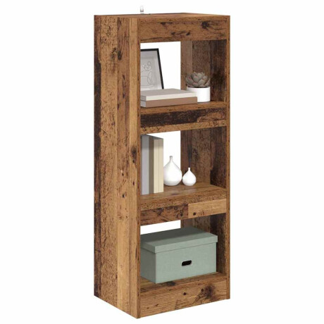 vidaXL Boekenkast Oud hout 40 x 30 x 103 cm Bewerkt hout afbeelding3 - 1