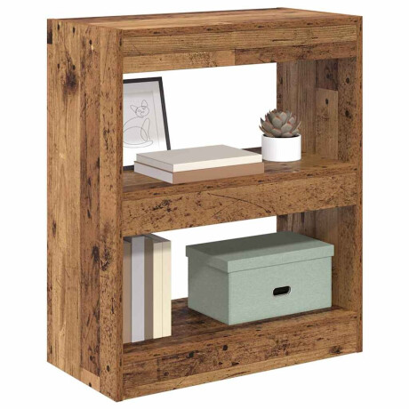 vidaXL Boekenkast Oudhout 60 x 30 x 72 cm Bewerkt hout afbeelding3 - 1