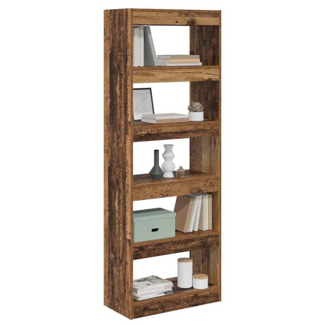 vidaXL Boekenkast Oud hout 60 x 30 x 166 cm Bewerkt hout afbeelding3 - 1