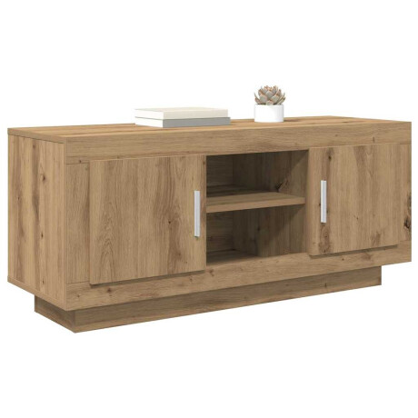 vidaXL TV-kast Artisan Eiken 102 x 35 x 45 cm Bewerkt hout afbeelding3 - 1