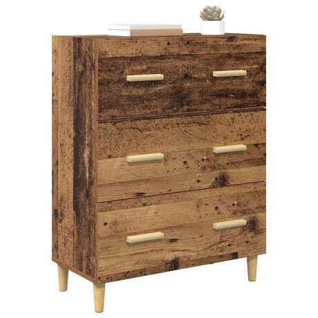 vidaXL Dressoir Oud hout 34 x 69,5 x 90 cm Bewerkt hout afbeelding3 - 1