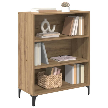 vidaXL Dressoir Artisan Eiken 69,5 x 32,5 x 90 cm Bewerkt hout afbeelding3 - 1