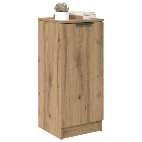 vidaXL Dressoir artisanaal eikenkleurig 30 x 30 x 70 cm Bewerkt hout afbeelding3 - 1