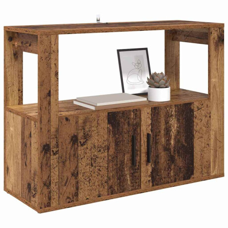 vidaXL Dressoir Oud hout 80 x 30 x 60 cm Bewerkt hout afbeelding3 - 1