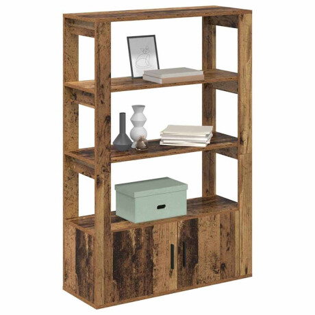 vidaXL Dressoir Oud hout 30 x 80 x 119,5 cm Bewerkt hout afbeelding3 - 1