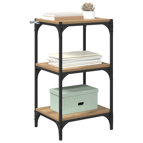 vidaXL Boekenkast artisanaal eikenkleurig 40 x 33 x 70,5 cm afbeelding3 - 1