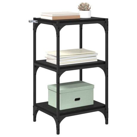 vidaXL Boekenkast Zwart eiken 40 x 33 x 70,5 cm afbeelding3 - 1