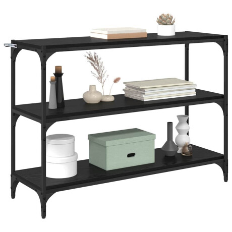 vidaXL Boekenkast Zwart eiken 100 x 33 x 70,5 cm afbeelding3 - 1