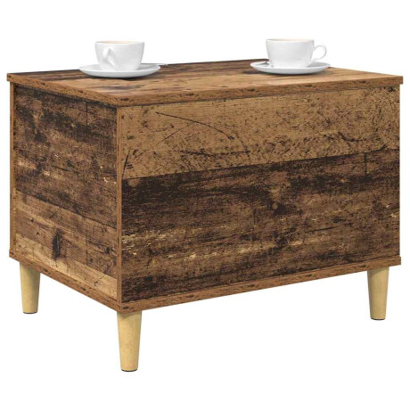 vidaXL Nachtkastje Oudhout 60 x 44,5 x 45 cm Bewerkt hout afbeelding3 - 1