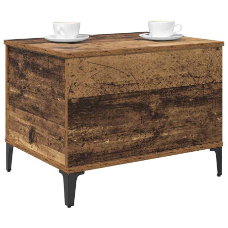 vidaXL Salontafel Oud Hout 60 x 44,5 x 45 cm Bewerkt hout afbeelding3 - 1
