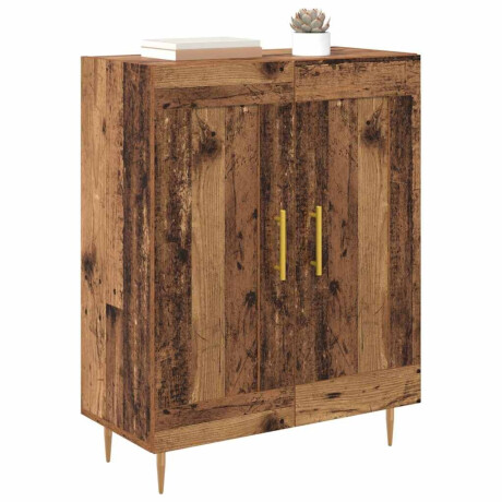 vidaXL Dressoir Oud Hout 69,5 x 34 x 90 cm Gemonteerd hout en ijzer afbeelding3 - 1
