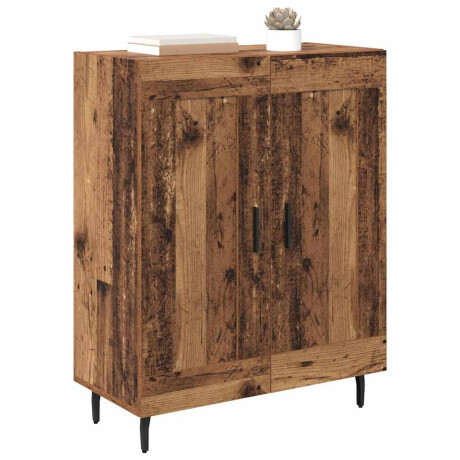 vidaXL Dressoir Oud Hout 69,5 x 34 x 90 cm Gemonteerd hout en ijzer afbeelding3 - 1