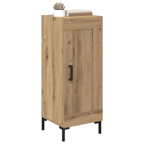 vidaXL Dressoir Olden Artisan Eiken 34,5 x 34 x 90 cm afbeelding3 - 1