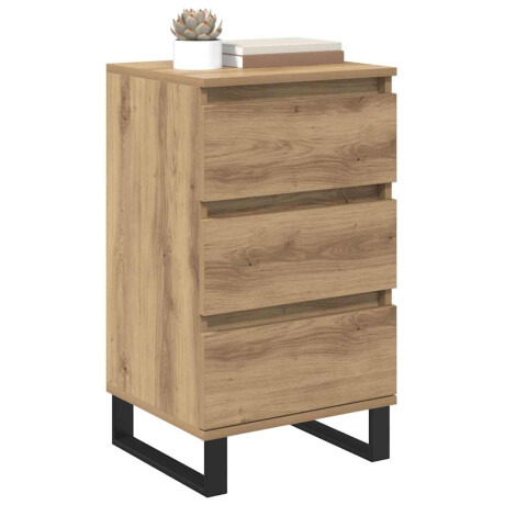 vidaXL Dressoir met lade artisanaal eikenkleurig Bewerkt hout afbeelding3 - 1