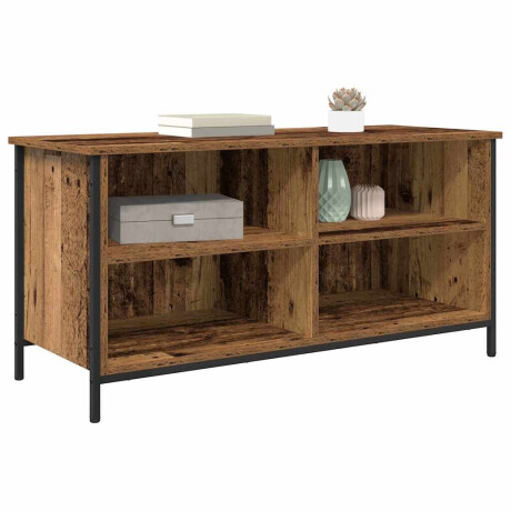 vidaXL TV-kast Oud Hout 100 x 40 x 50 cm Bewerkt hout afbeelding3 - 1