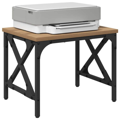 vidaXL Printerstand Artisan Eiken 40 x 30 x 31 cm Bewerkt hout afbeelding3 - 1