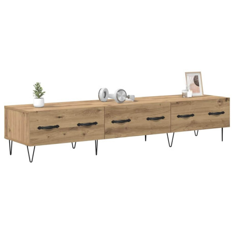 vidaXL TV-kast artisanaal eikenkleurig 150 x 36 x 30 cm Bewerkt hout afbeelding3 - 1