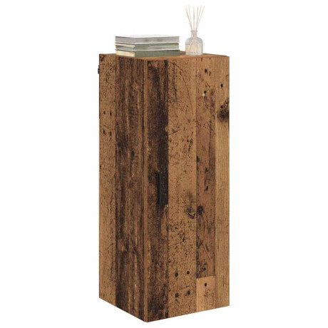 vidaXL Wandkast Oud Hout 34,5 x 34 x 90 cm Bewerkt hout afbeelding3 - 1