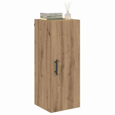 vidaXL Wandkast Artisan Eiken 34,5 x 34 x 90 cm Bewerkt hout afbeelding3 - 1