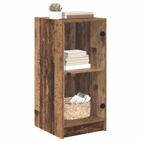 vidaXL Dressoir Oud hout 35 x 37 x 76 cm Bewerkt hout afbeelding3 - 1