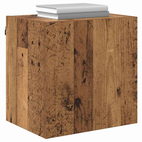 vidaXL TV Wandkast Wandgemonteerd Oud Hout 40,5x30x40cm Bewerkt hout afbeelding3 - 1