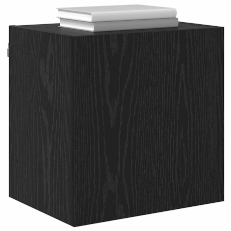 vidaXL TV Wandkast Zwart Eiken 40,5x30x40cm Bewerkt hout afbeelding3 - 1