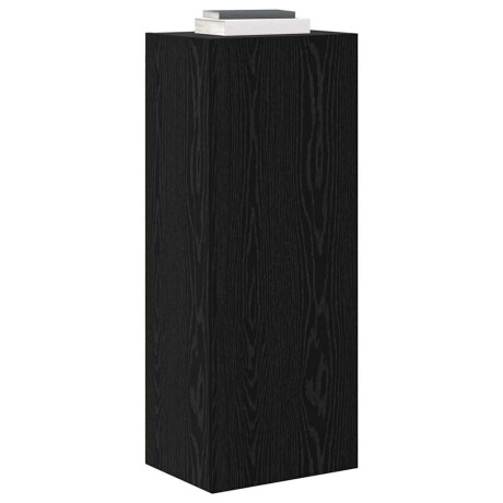 vidaXL TV Wandkast Zwart Eiken 40,5 x 30 x 102 cm Bewerkt hout afbeelding3 - 1